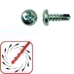 Саморез по металлу оцинкованный с цил. гл. и сверлом 3,5x11 уп.1000