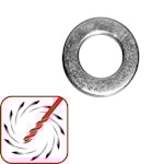 Шайба плоская, оцинкованная DIN 125, M8 уп 85шт