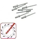 Заклепка вытяжная алюминий/сталь DIN 7337 3,2x6 уп 100шт