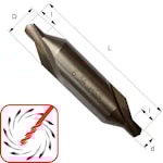 1,0мм D=3,15 L=31,5 l=1,6 сверло по металлу DIN 333A