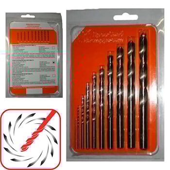 Наборы сверл по металлу шлифованные DIN 338A1 (ГОСТ 10902-77)