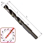 13,0мм L=151 l=101 сверло по металлу с проточн. хвостовDIN 338