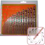 Набор сверл по металлу блистер DIN 338G 1,0-10х0,5